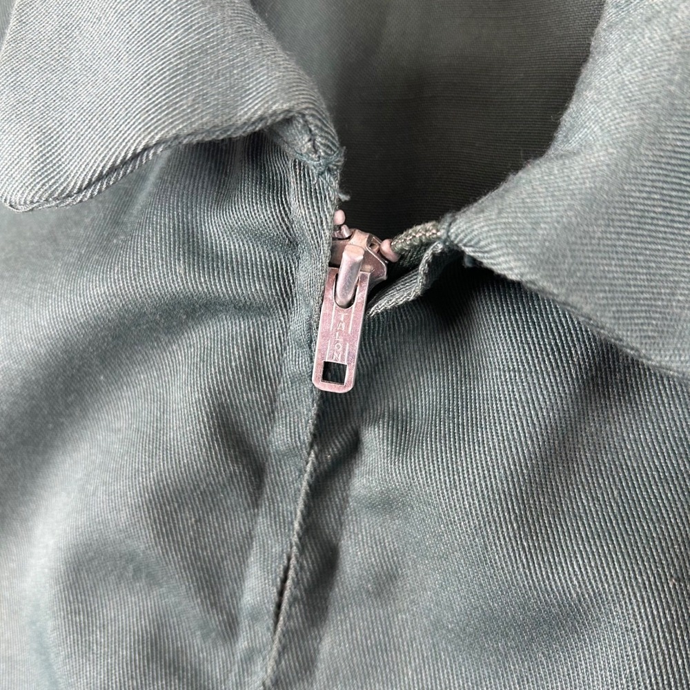 True Vintage 60s Big Mac Penn Prest Work Jacket Men's XL Green Full Zip Workwear - Picture 13 of 16